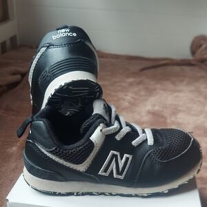 New Balance 574 Toddler Boys Black Sneakers